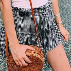 Grey Bandit Gingham Shorts